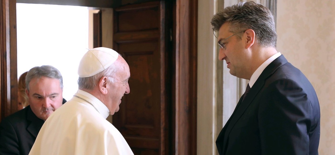 PM Plenkovic invited Pope Francis to Croatia, that would mean a lot to the Croatian people